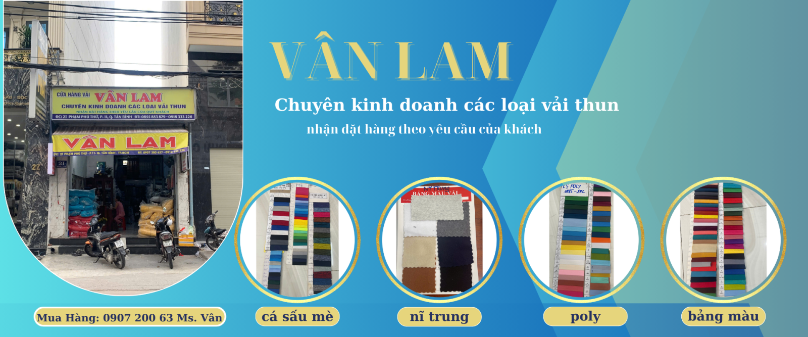 vải thu vân lam